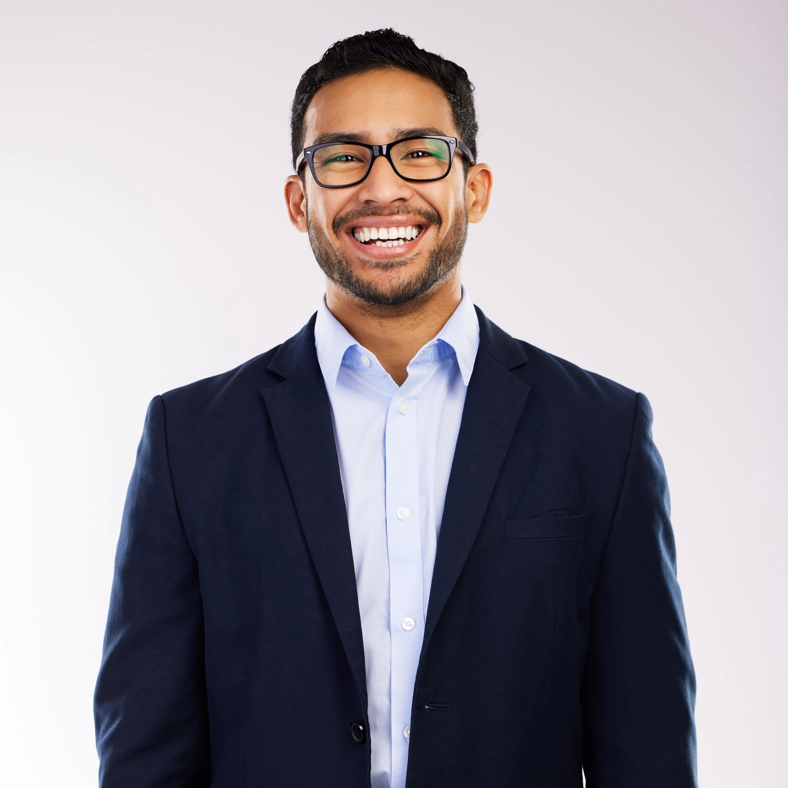 Smiling adult portrait
